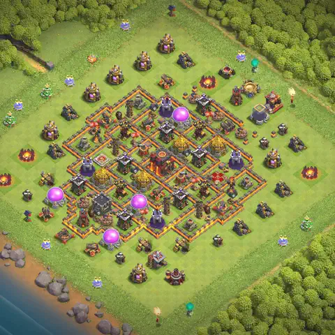 TH10 farming loot base layout #172