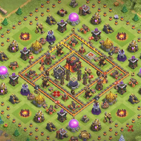 TH10 farming loot base layout #189