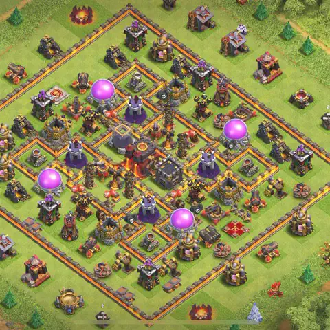 TH10 farming loot base layout #190