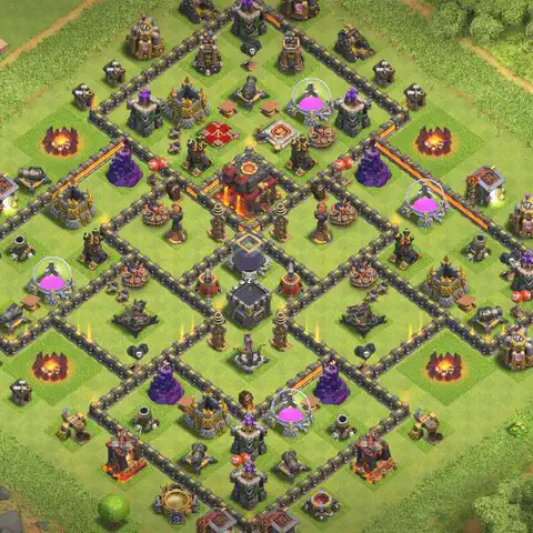 TH10 farming loot base layout #194