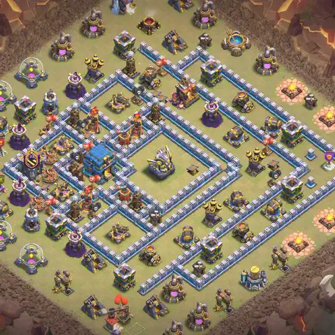 TH12 anti blimp war defense base layout #066