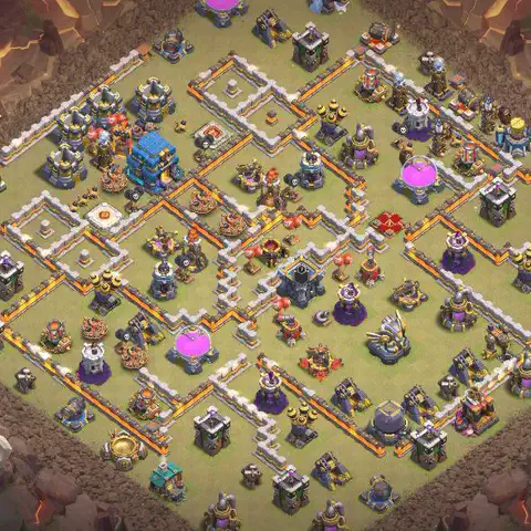TH12 anti blimp war defense base layout #174