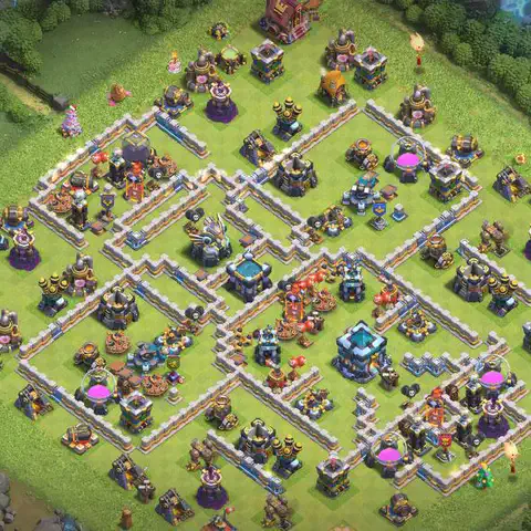 TH13 farming loot base layout #004