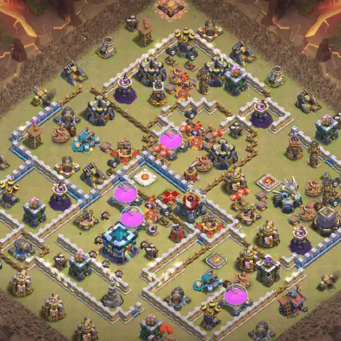 TH13 farming loot base layout #086
