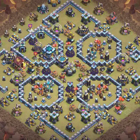 TH13 anti hydra cwl war base layout #022