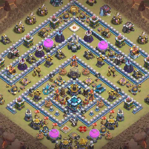 TH13 anti hydra war defense base layout #117