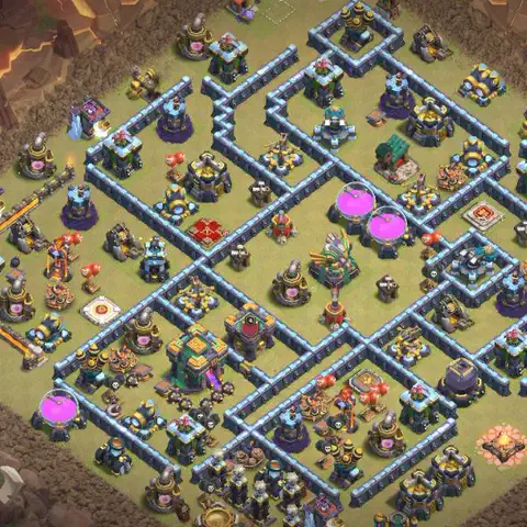 TH14 anti hydra cwl war base layout #001