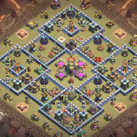 TH14 anti hydra cwl war base layout #046