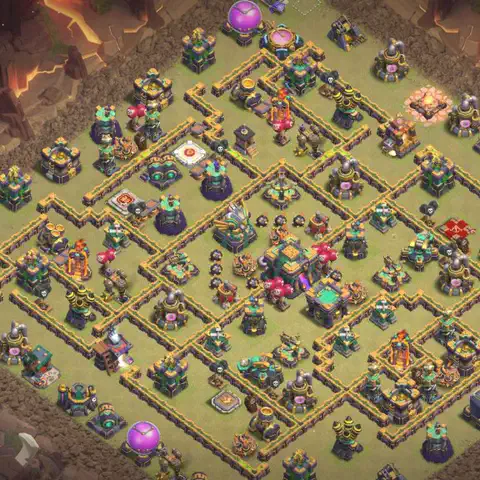TH14 anti e-drag war defense base layout #030