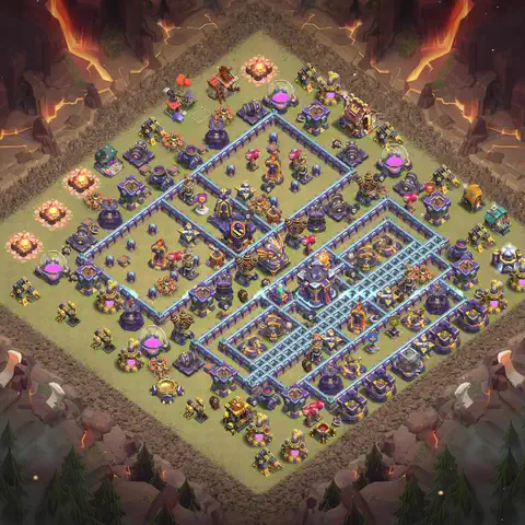 TH15 anti root rider anti 3-star war base layout #065