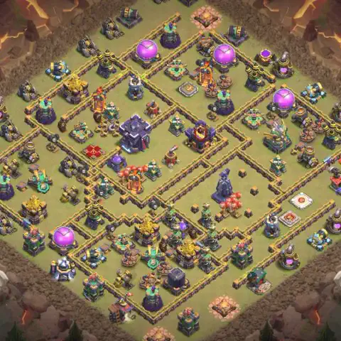 TH15 anti air cwl war base layout #097