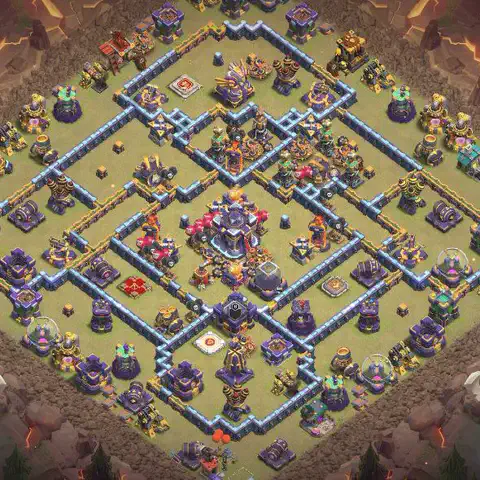 TH15 anti hydra war defense base layout #018