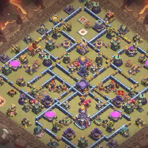TH15 anti root rider war defense base layout #039