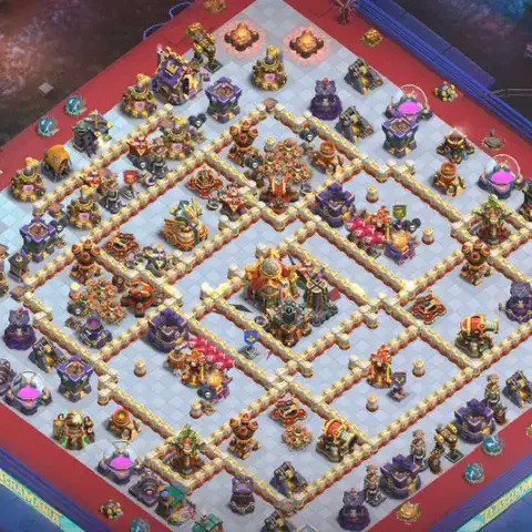 TH16 farming loot base layout #004