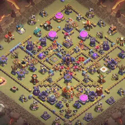 TH16 anti hydra cwl war base layout #067