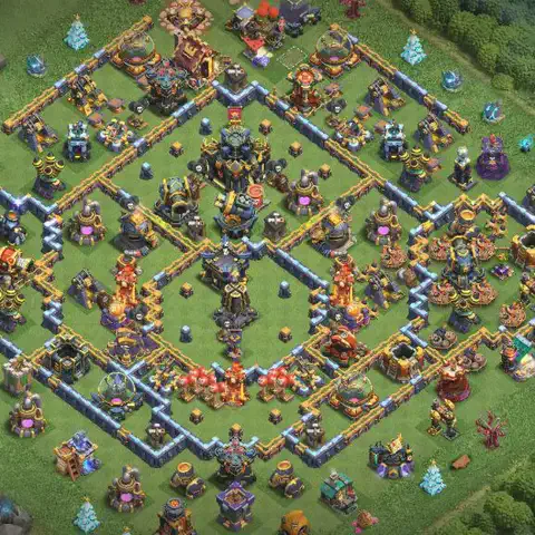 TH17 farming loot base layout #158