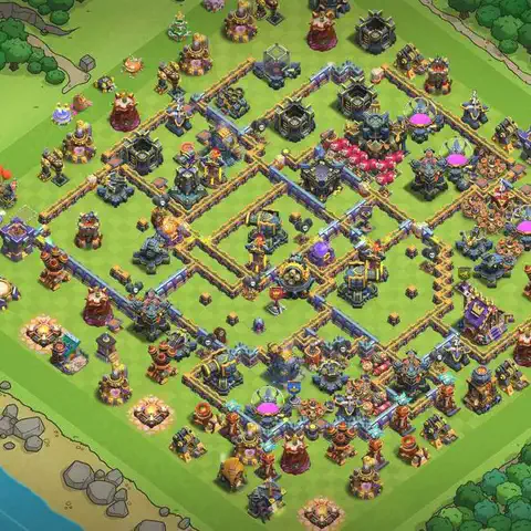 TH17 farming loot base layout #235