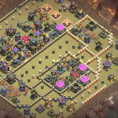 TH17 anti hydra cwl war base layout #016