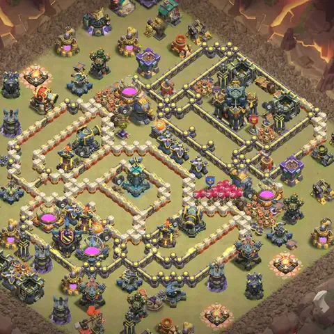 TH17 anti e-drag cwl war base layout #085