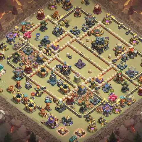TH17 anti e-drag cwl war base layout #142