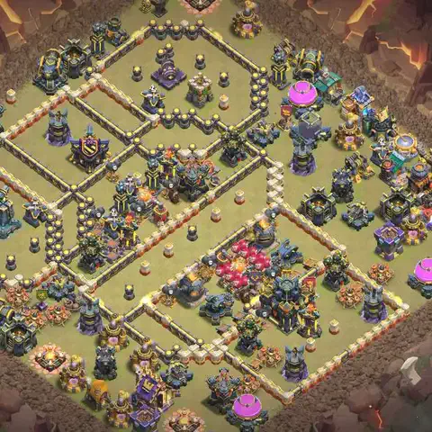 TH17 anti hydra war defense base layout #012