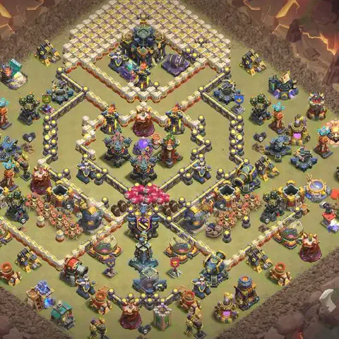 TH17 anti hydra war defense base layout #144