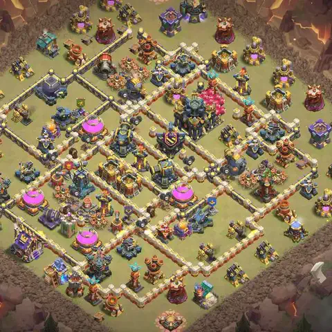TH17 anti blimp war defense base layout #174