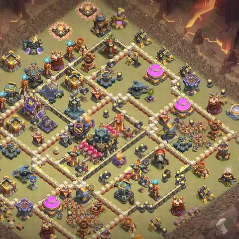 TH17 anti blimp war defense base layout #189