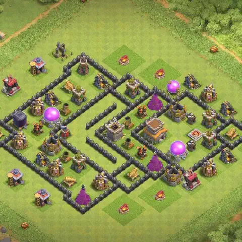 TH8 farming loot base layout #247