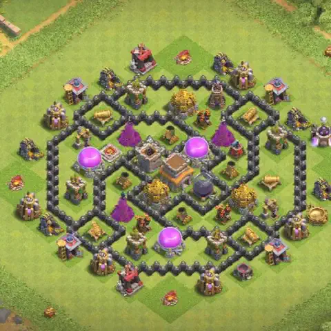 TH8 farming loot base layout #252