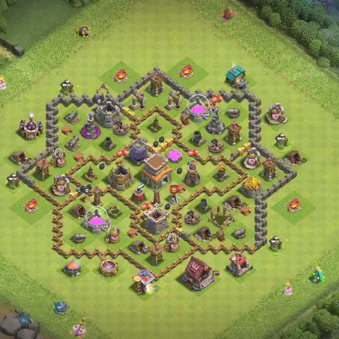 TH8 farming loot base layout #256