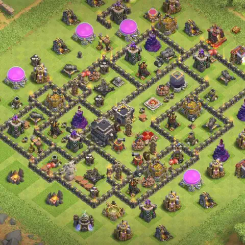 TH9 farming loot base layout #239